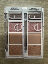 2 ELF BITE SIZE EYESHADOW PALETTE ROSE WATER PINKS 29924 SEALED