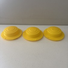 Evenflo Activity Mega Circus Exersaucer 3 Yellow Plastic Caps Replacement Part
