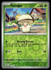 Foongus 009/197 Common Obsidian Flames Pokemon Reverse Holo Near Mint