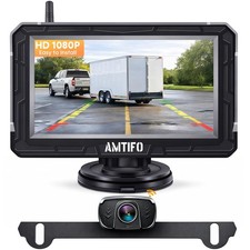 Wireless Backup Camera Truck Hitch Trailer - Easy Install Digital 4.3 Inch
