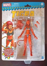 Hasbro Marvel Legends Retro Card Tigra Feline Fury 6  Figure New Factory Sealed