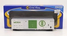 ExactRail EE-1803-2 HO Scale Minnesota Dakota & Western Combo Door Boxcar #10056