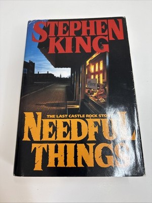 Needful Things Stephen King 1991 Hardcover Book Club Edition Viking Horror Novel