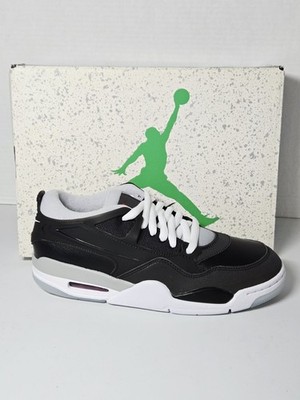 Nike Air Jordan 4 RM Black Metallic White Retro Sneaker HV5184-010 Mens Size 8.5