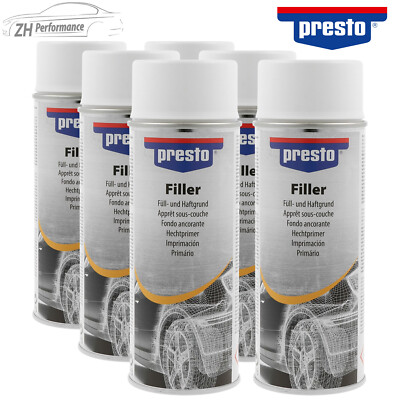 6x presto Filler Füll- u. Haftgrund Grundierung weiß 400ml