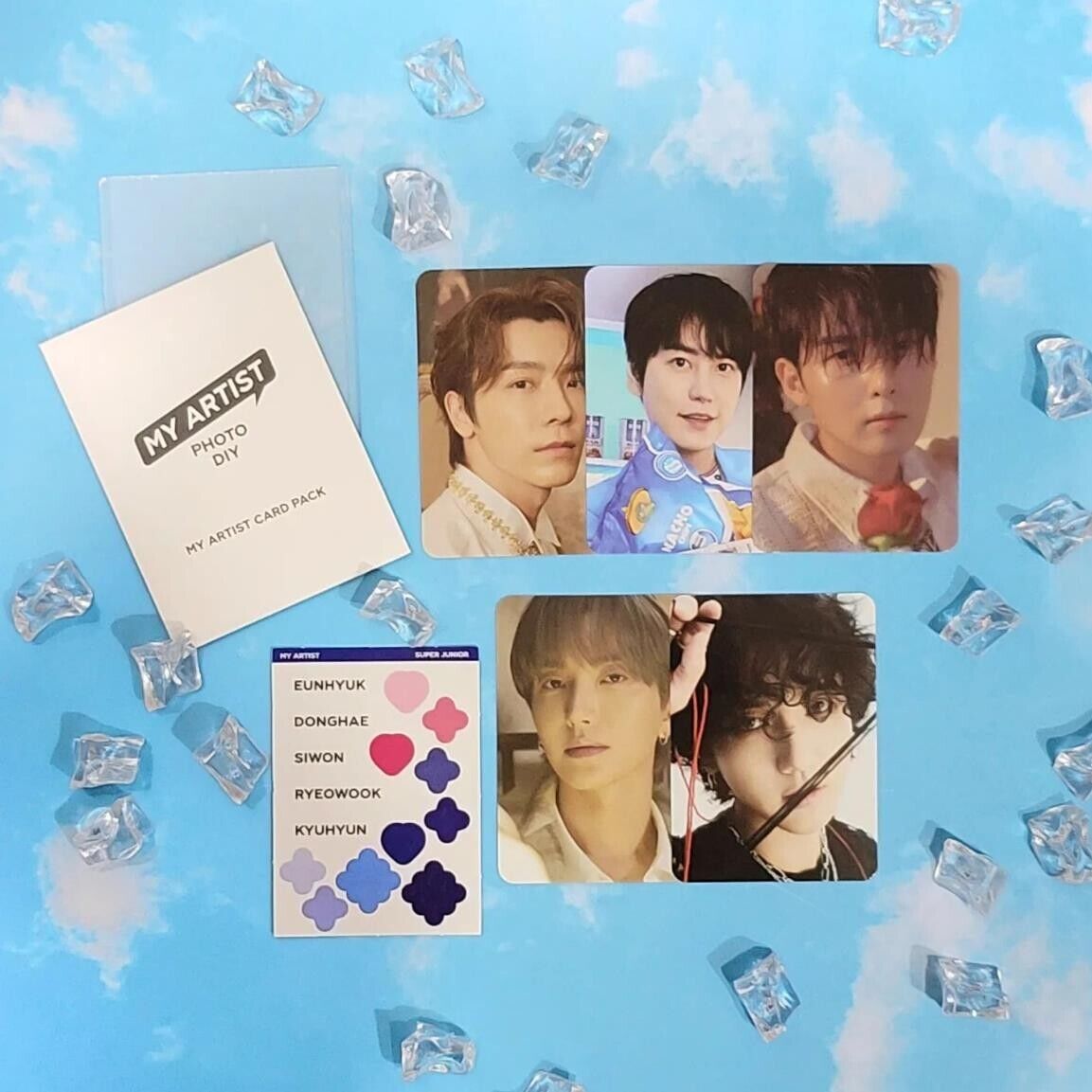 SUPER JUNIOR MY ARTIST CARD PACK SMTOWN OFFICIAL GOODS 5 SUPER JUNIOR MY ARTIST CARD PACK SMTOWN OFFICIAL GOODS 5