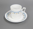 Kaffeetasse mit UT Tasse Fürstenberg Porzellan Herzog Ferdinand Dekor 3504