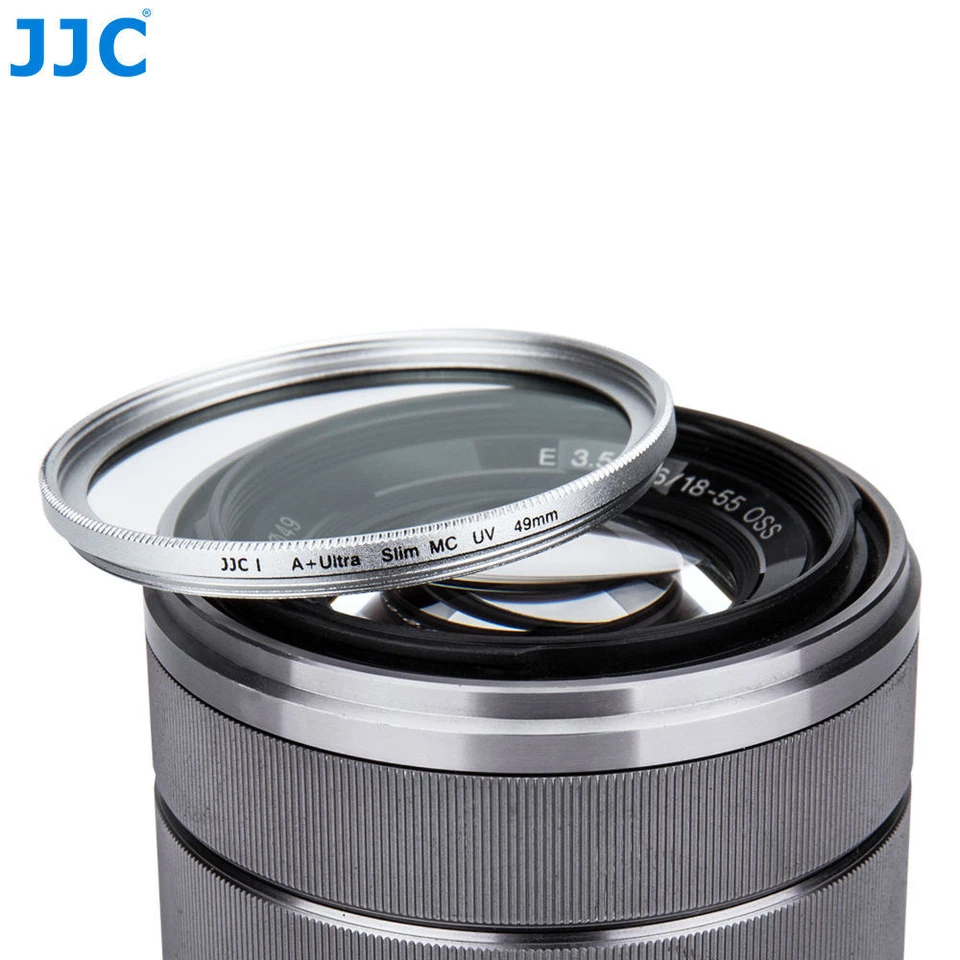 JJC Silver 49mm A+ Ultra Slim Frame Multi-Coated UV Filter Camera Lens Protector - Image 4 of 4