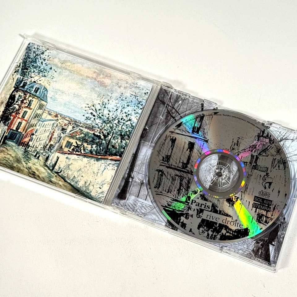 PARIS RIVE DROITE Pop Chanson CD Juliette Gréco Aznavour Yves Montand Edith Piaf Foto 3 de 3