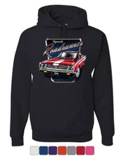Plymouth Roadrunner Hoodie American Muscle Car Classic Route 66 Sweatshirt