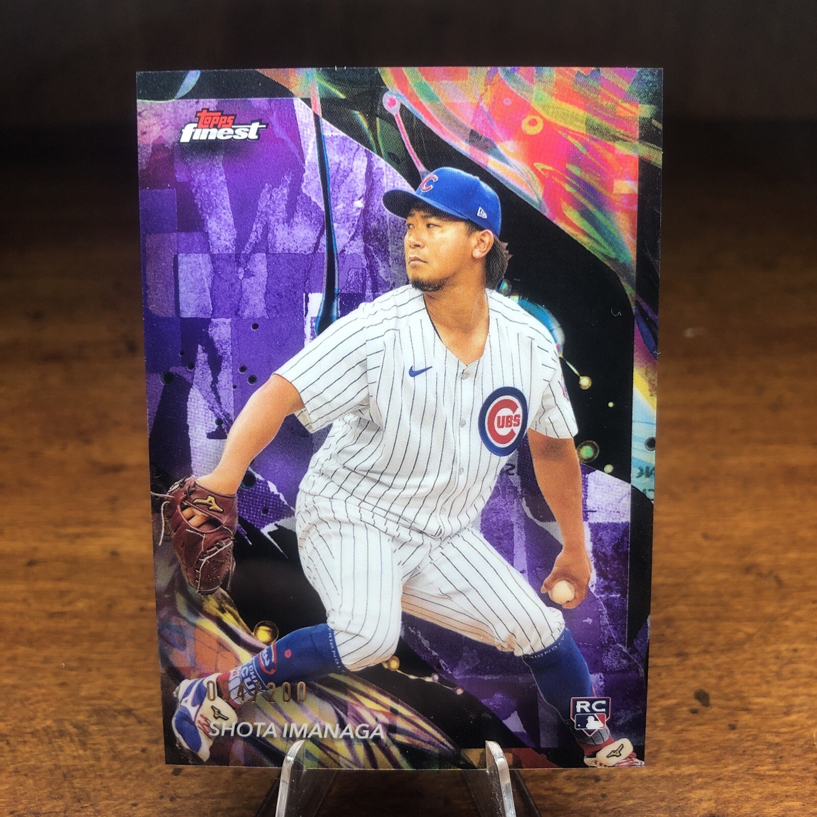 2024 Topps Finest - Uncommon Purple Refractor #161 Shota Imanaga /200 (RC)