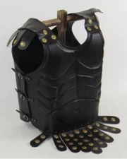 Collectible Knight Wearable Leather Greek Muscle Armor Jacket Halloween Costume