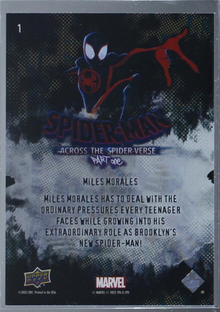 2023 Upper Deck Spider-Man Across Spiderverse 4 Card Set Spider