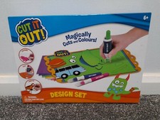 Cut It Out! The Safe Cut'n'colour Design Art Set For Kids 6+ Flair Brand New