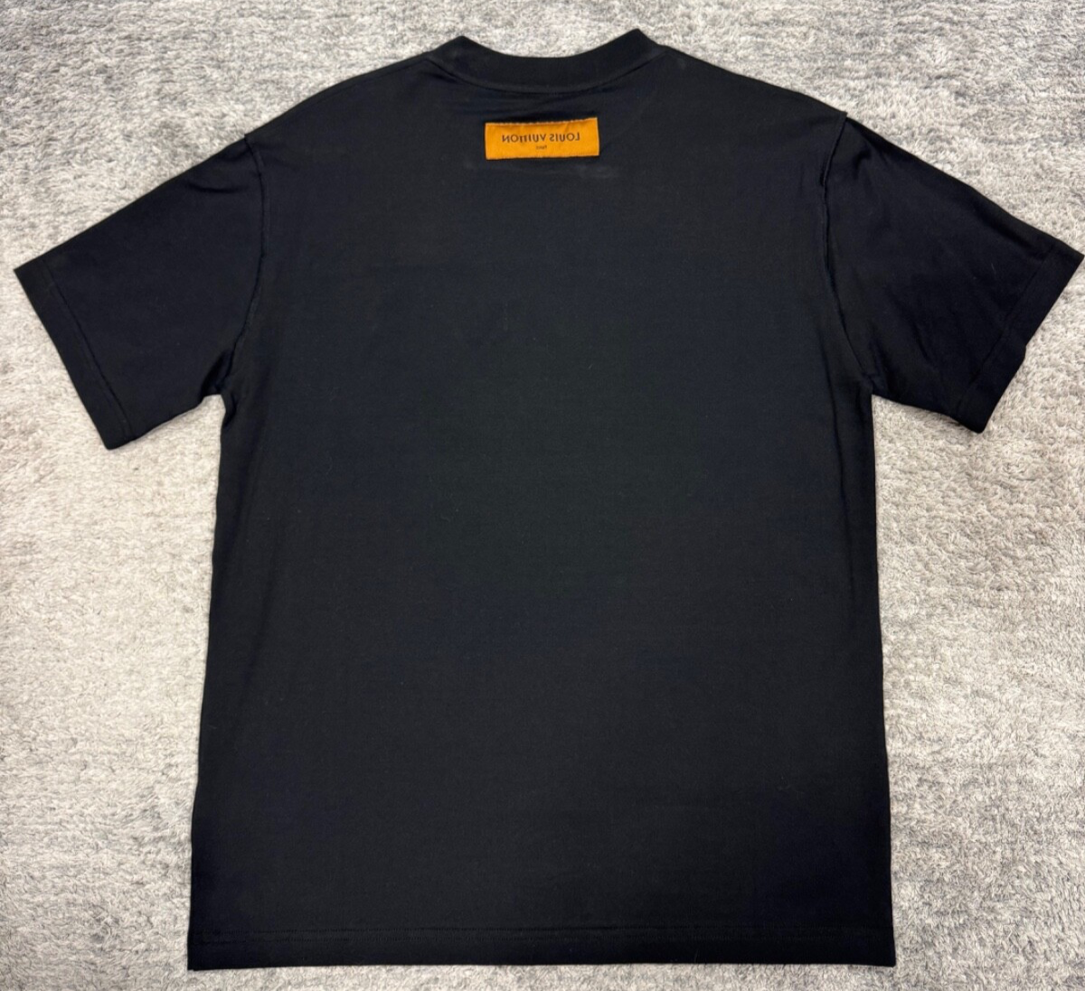 Louis Vuitton LV Stitch Print Embroidery Black White Logo Short