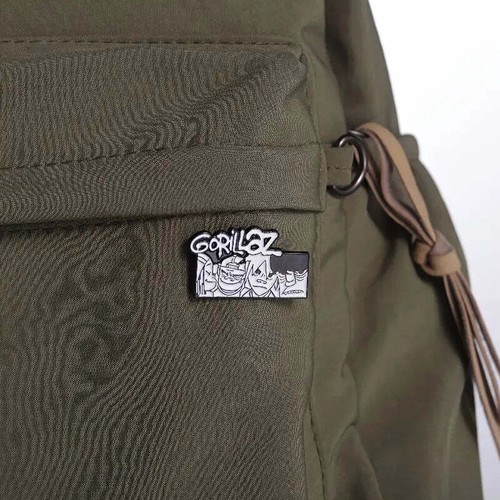 Pin's Métallique "Gorillaz" Noir et Blanc - Broche de Collection pour Fans de - Picture 5 of 8