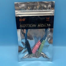 Kotion 3.5mm Jack Adapter CTIA - Y Splitter Audio Cable AUX New