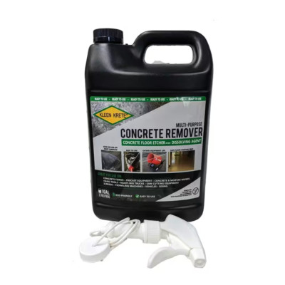 1 Gal Multipurpose Concrete Remover Dissolver Brick Wash Bottle Cleans Etches