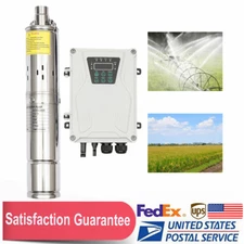 270W 3" DC 24V Solar Water Pump Submersible Deep Bore Well Pump+ MPPT Controller
