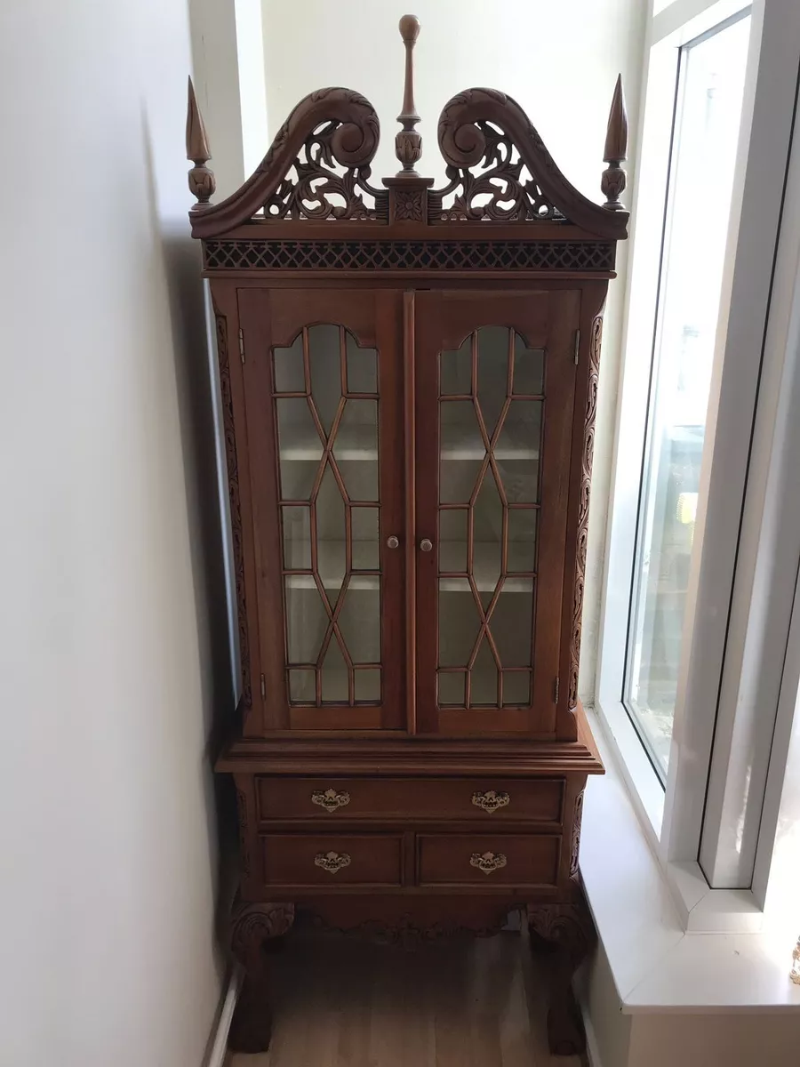 Glass hutch for sale deals