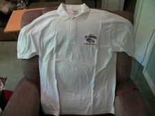 Denver Broncos 1997 AFC Champions White True-Fan Polo Shirt Large Made in USA