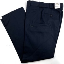NWT FLYING CROSS 37600 MENS 37X31 POLY WOOL PANTS LAPD NAVY