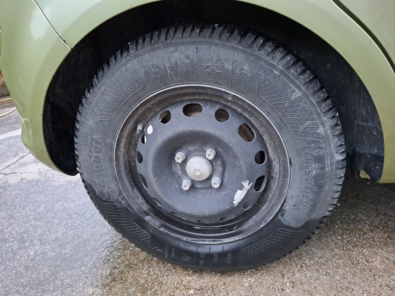 pneumatici 185 70 14 invernali Kleber usati solo 1 stagione