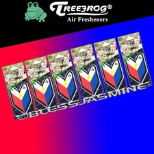 6 Pack Wakaba Treefrog Young Leaf Sampaguita Jasmine Scent Air Freshener