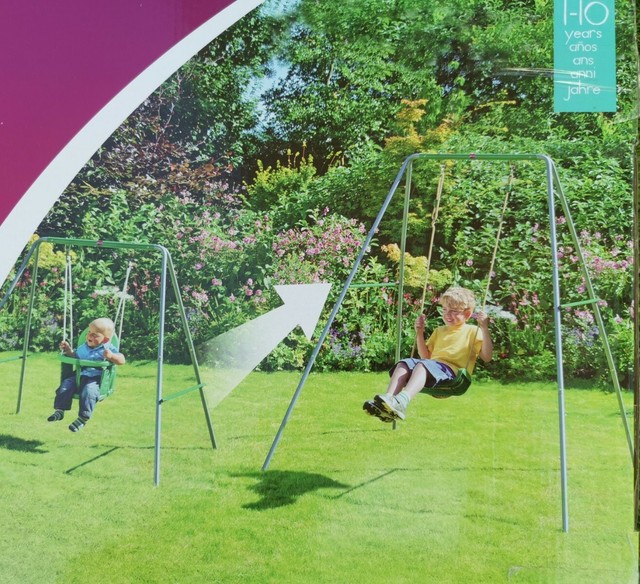 outdoor swing set for 1 year old