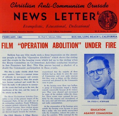 Vintage McCarthyism Christian Anti-Communism Crusade News Red Scare HUAC 1961