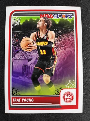 2023-24 Panini NBA Hoops Haunted Hoops Trae Young #82 Hawks