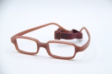 NEW MIRAFLEX NEW BABY I M BROWN AUTHENTIC FRAMES EYEGLASSES 39-14