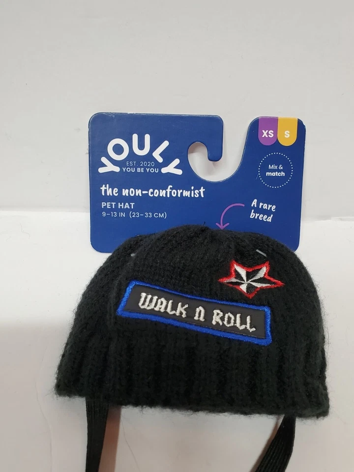 Youly The Non Comformist Sombrero para Mascotas XS/S 9-13" "Una Raza Rara" Gorro para Mascotas Lote de 3 Foto 3 de 4