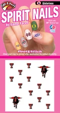 Fan-A-Peel Texas Tech Waterless Peel and Stick Temporary Tattoos for Nails