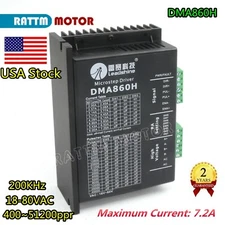 【in US】Leadshine DMA860H Stepper Motor Driver 7.2A 18-80V for Nema23/24/34 CNC
