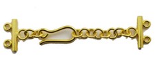 2 SET MUTI STRAND EXTENDER CLASP 2 STRAND 18K GOLD PLATED 827 ETL-261