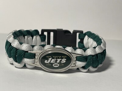  New York Jets NFL Paracord Bracelet NEW  -  FREE SHIPPING!!!
