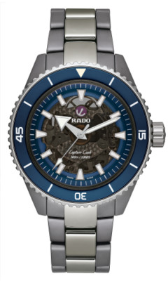 New Rado Captain Cook High-Tech Ceramic Blue Dial Men's Watch R32128202