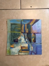 “Not How I Remember ” 10x10” Acrylic Painting On Archival Paper