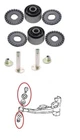 Rear Control Trailing Arm Bushings Bushes Bolt Sleeves for Toyota Rav4 2000-2005