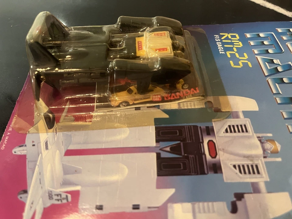Vintage Tonka Bandai Transformer GOBOTS Robo Machine RM-25 F15 Eagle Dark Go Bot - Image 3 of 4