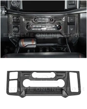 For 21-Up Ford F-150 CARBON FIBER Interior Center AC Radio Control Panel Cover