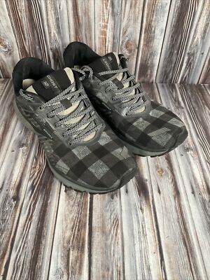 Size 9.5 - Brooks Ghost 12 Black Flannel Plaid for sale
