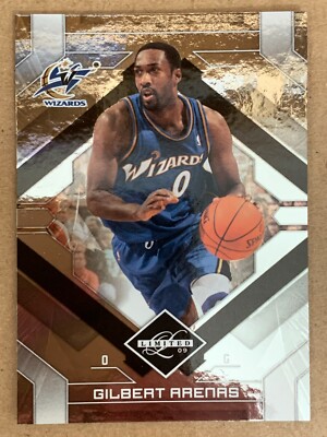 2009-10 Panini Limited Gilbert Arenas 43. SP #d/199 Wizards
