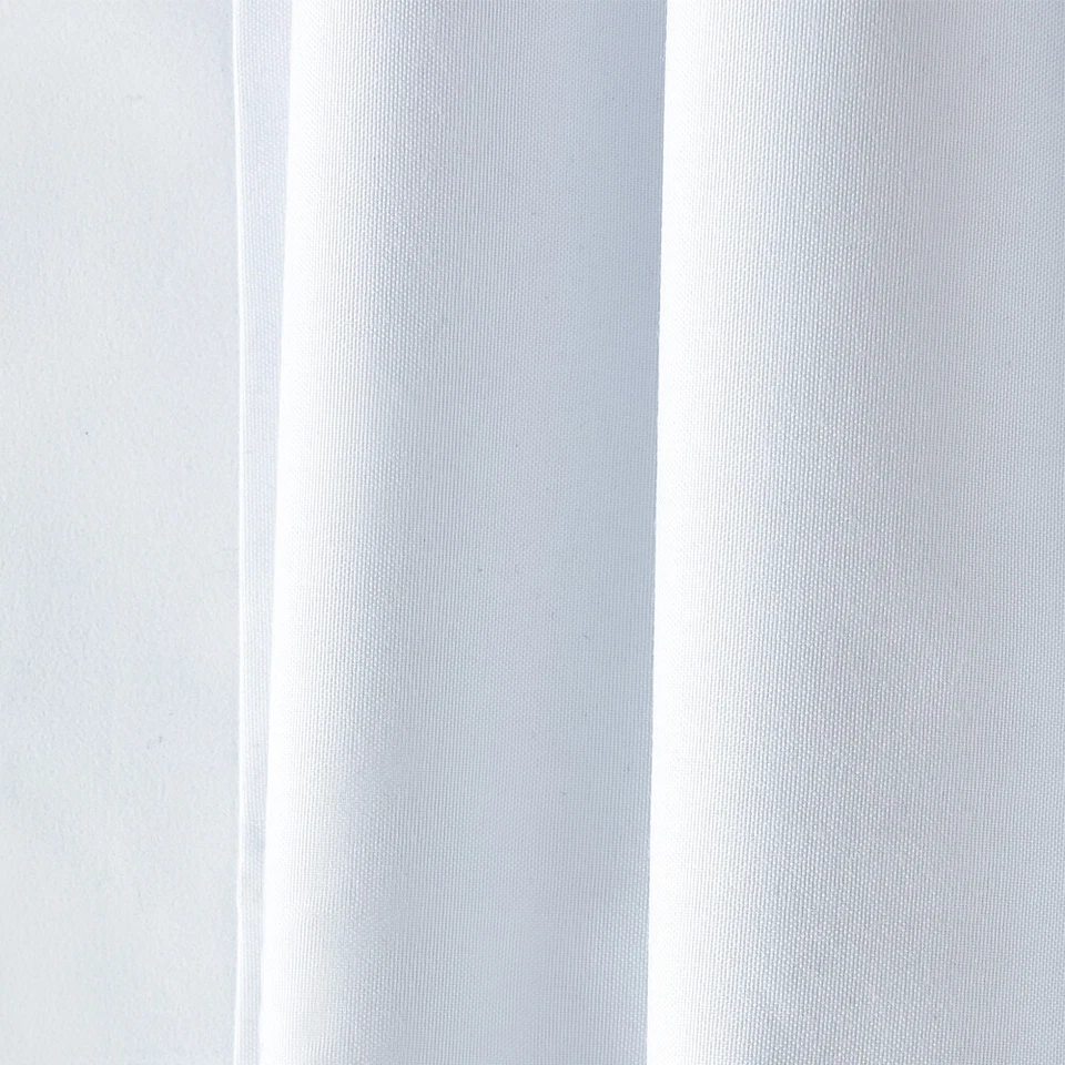 2PCS 100% Blockout Eyelet Curtains Microfiber Blackout Drapes Bedroom White - image 4 of 4