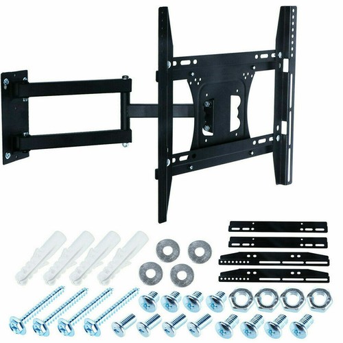 Full Motion Corner TV Wall Desk Mount Bracket Stand Plasma Flat Tilt Swivel 85" - Picture 15 of 57