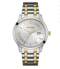 Bulova Men's Two-Tone Classic Stainless Steel Watch - 98B263 New With Tags