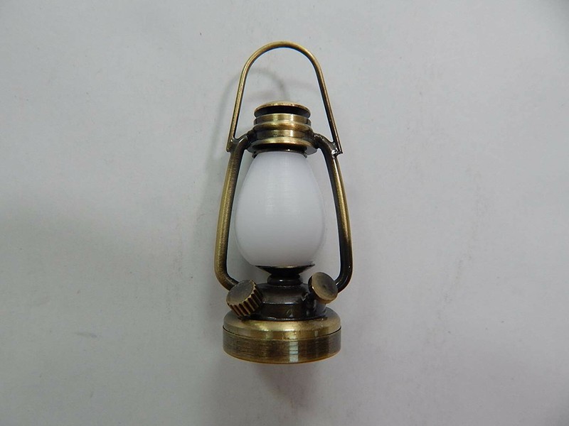 Heidi Ott #YL5684-2 Dollhouse Miniature 1:12 Scale LED Battery Light Oil Lamp