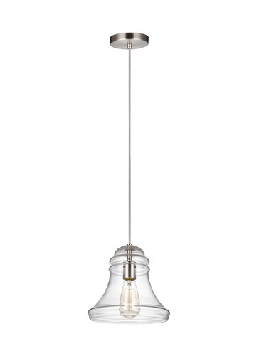 Feiss P1440SN Doyle 9.75" Mini Pendant in Satin Nickel