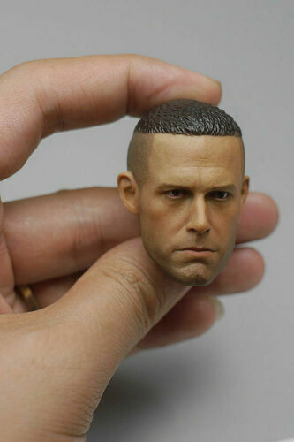 1/6 Male Ben Affleck Batman Head Carving Sculpt PVC 12''Figure Model Doll - Picture 1 of 5